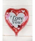 Globo I Love You Red