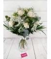 Regalo de docena de rosas blancas