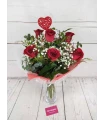 Ramo 6 rosas rojas
