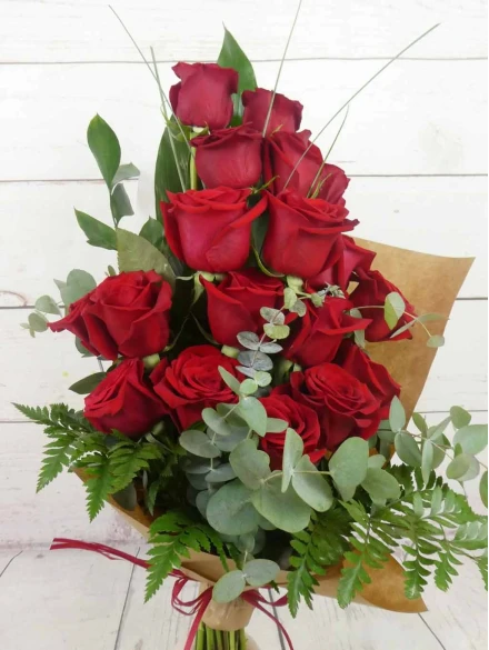 Ramo fúnebre 18 rosas