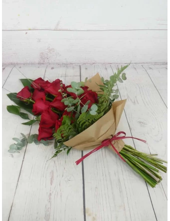 Ramo una cara de rosas