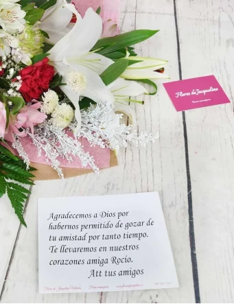 Tarjeta para funeral