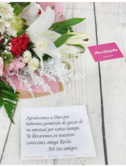 Tarjeta para funeral