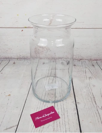 Jarrón transparente