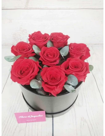 Caja con Rosas Preservadas