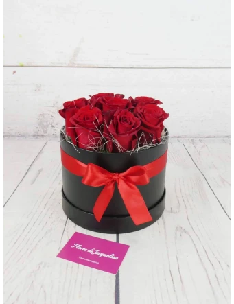 Caja Negra 7 Rosas Rojas