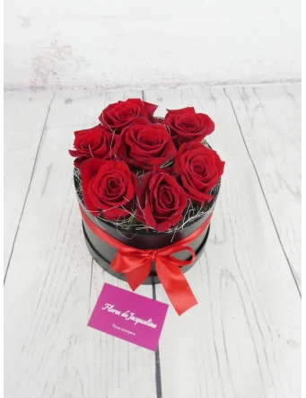 Caja Negra 7 Rosas Rojas