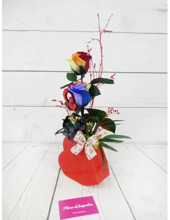 Rosas Preservadas Arcoíris