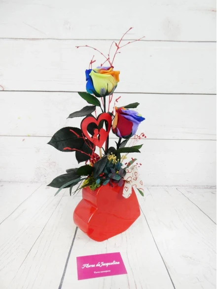 Rosas Preservadas Arcoíris