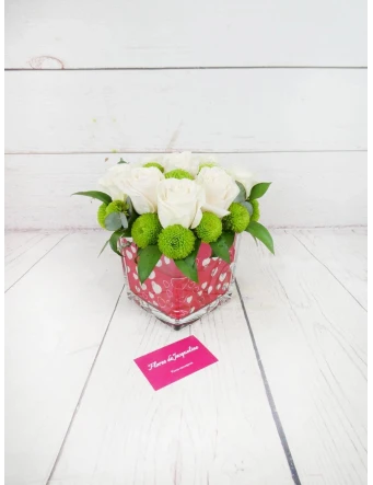 Luz de Luna (9 Rosas Blancas)