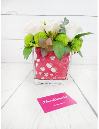 Luz de Luna (9 Rosas Blancas)