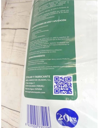 Humus de Lombriz Saco 20 kilos