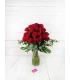 Ramo 60 Rosas Rojas con Jarrón