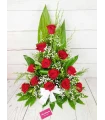 12 rosas rojas tanatorio Valencia