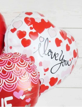 Globo I Love You White