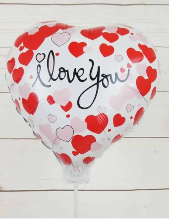 Globo I Love You White
