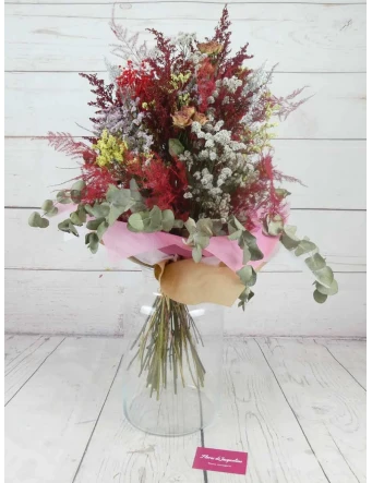 Ramo Grande de Flores Secas