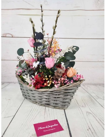 Centro en base rustica