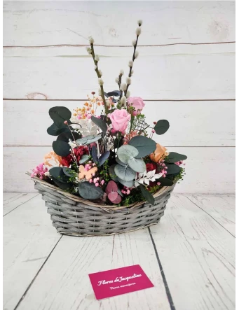 Flores preservadas rústicas